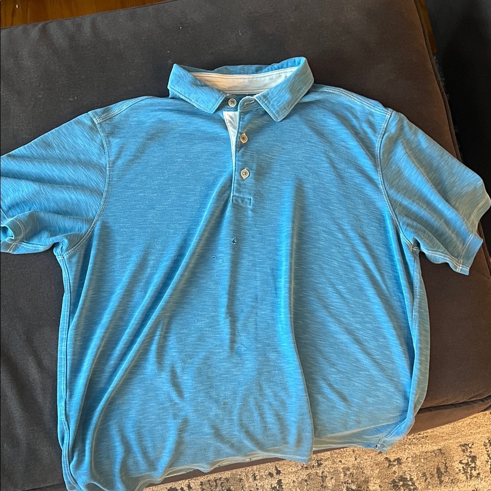 Tommy Bahama Light Blue Polo Shirt